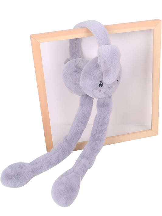 Trendy Bunny Jumping Ear Muffs for Women 💕🐰 | Ultra-Soft & Cute Winter Wear