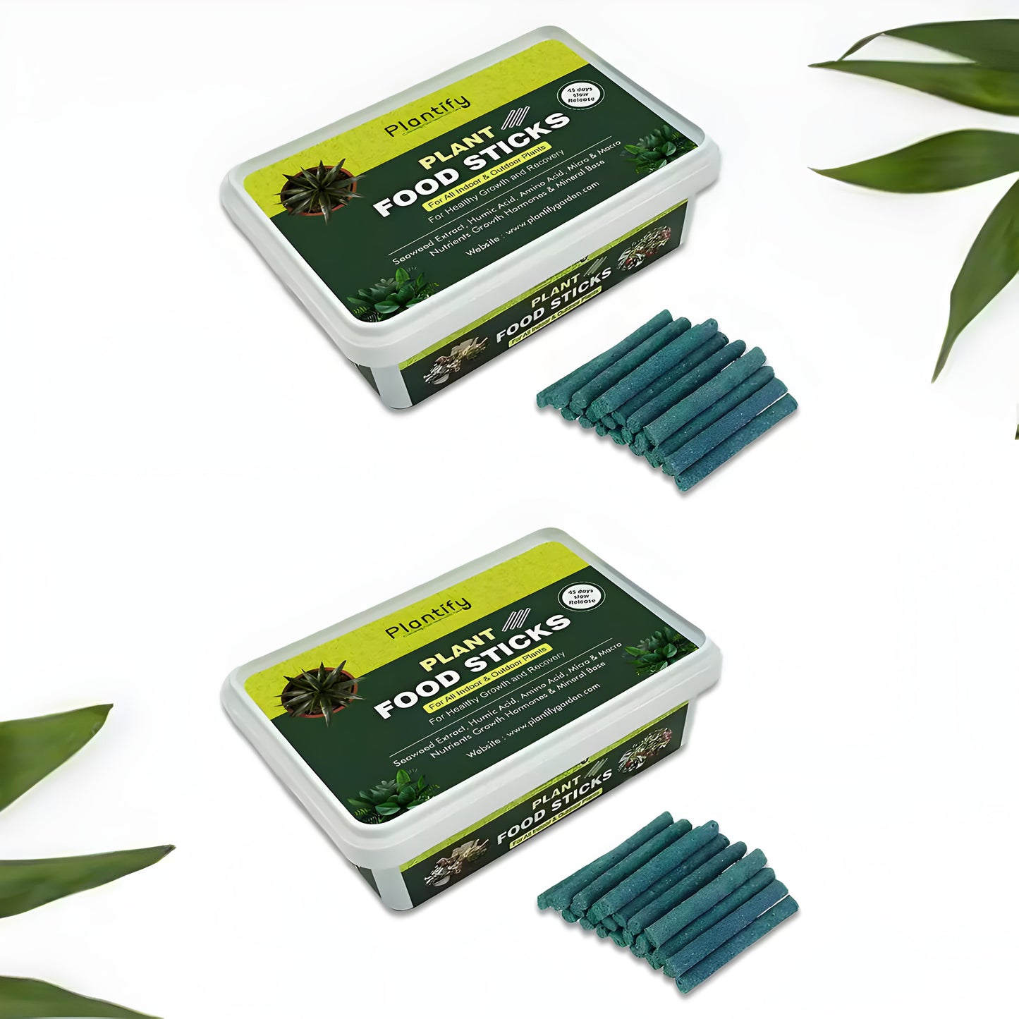 Plant Grow™ Fertilizer Sticks 🌿✨ | Slow-Release Nutrition | For All Plants | 50 Sticks (Pack of 2 & 4)