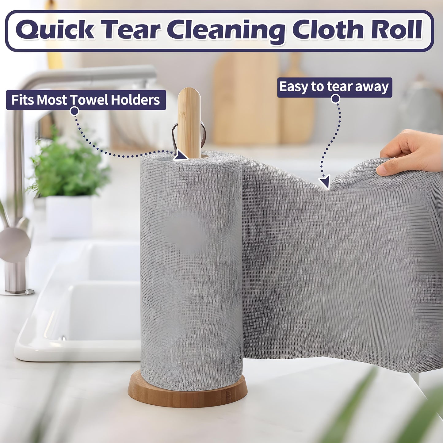 ✨ Premium Microfiber Cleaning Cloth – Ultra Soft, Lint-Free & Reusable (Pack of 25) 🧽