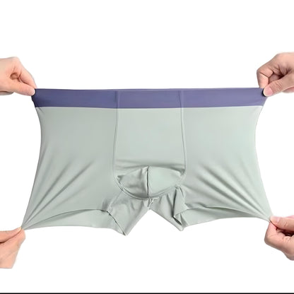Men’s Ice Silk Boxer Briefs ❄️ | Ultra-Soft, Breathable Comfort (Pack of 3)
