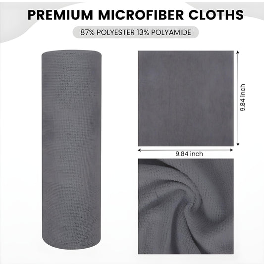 ✨ Premium Microfiber Cleaning Cloth – Ultra Soft, Lint-Free & Reusable (Pack of 25) 🧽