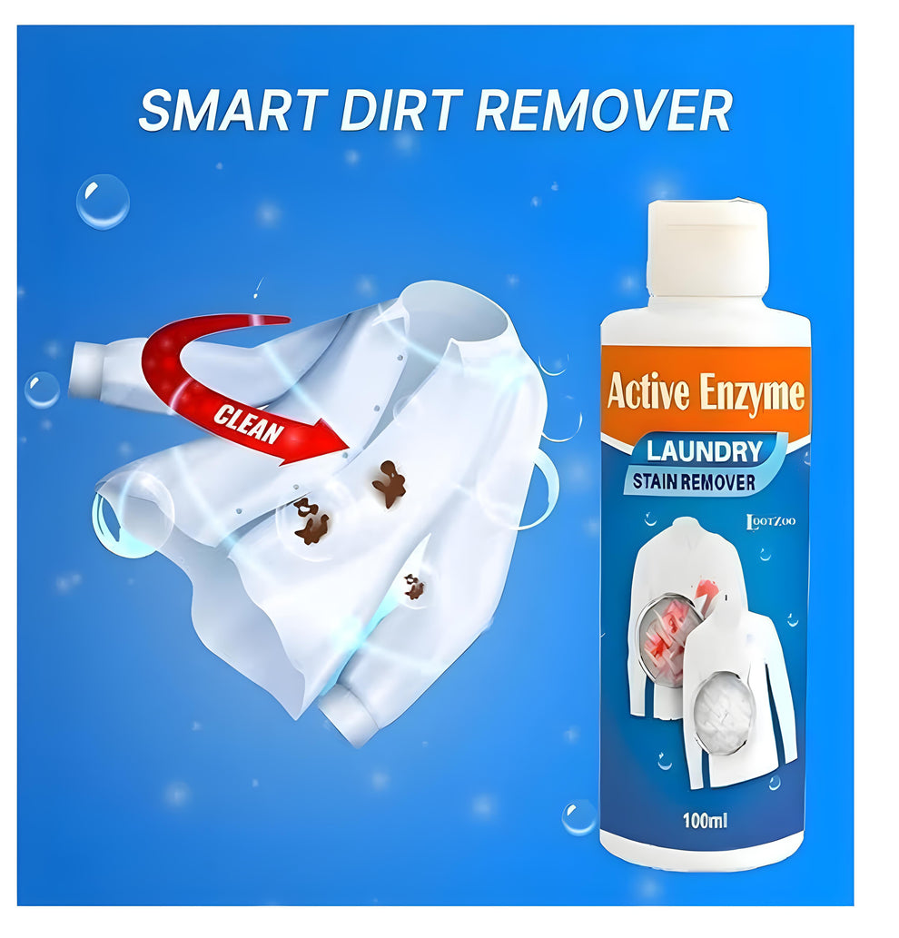 Active Enzyme Laundry Stain Remover 🧺✨ | Deep Cleaning Power (Pack of 2)