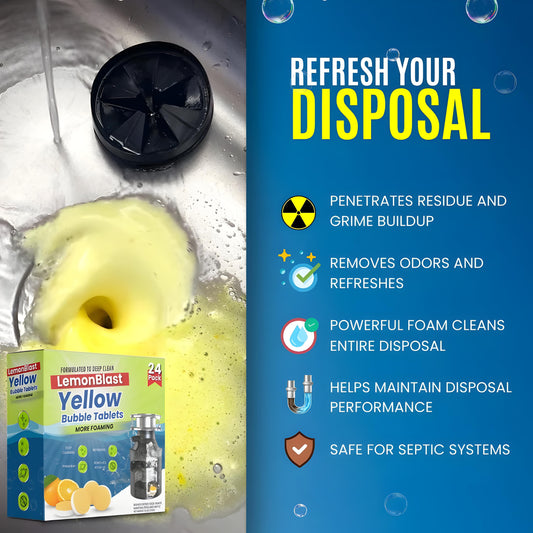 PowerFoam Drain Cleaning Tablets 💧✨ | Instant Foaming Action for Blocked Pipes
