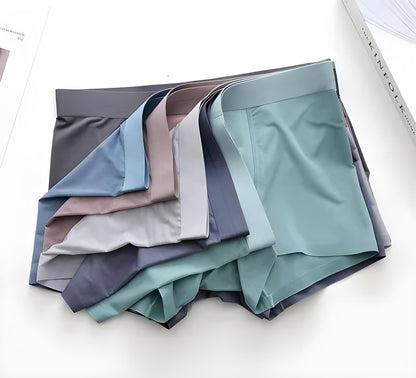 Men’s Ice Silk Boxer Briefs ❄️ | Ultra-Soft, Breathable Comfort (Pack of 3)