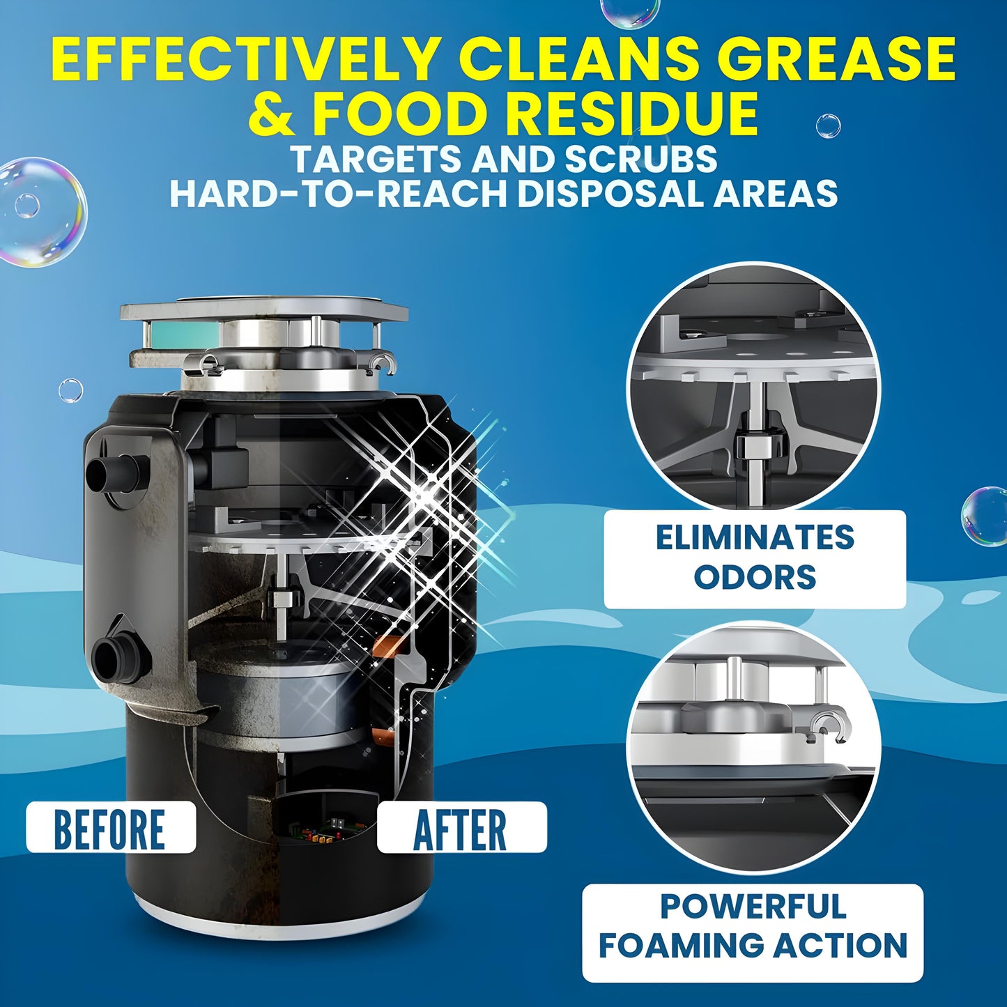 PowerFoam Drain Cleaning Tablets 💧✨ | Instant Foaming Action for Blocked Pipes