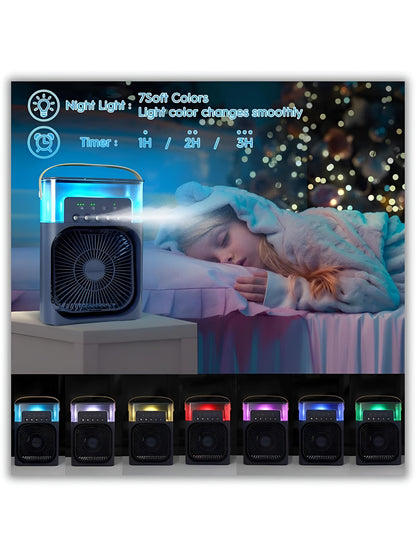 🔥 Portable USB Air Cooler Fan ❄️ – Stay Cool Anytime, Anywhere! 💨 – Compact, Silent & Powerful – Dealverse Exclusive 🌬️