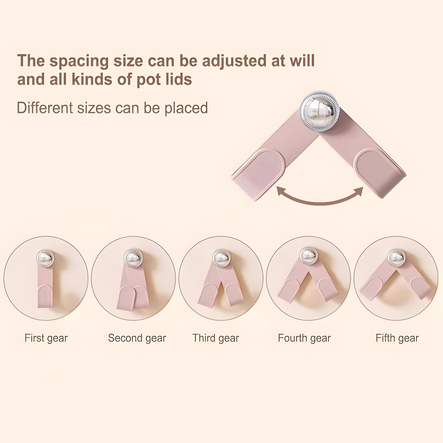 Premium Smart Suction Pot Lid Holder 🥘 | No Drill, Strong Grip & Space Saver