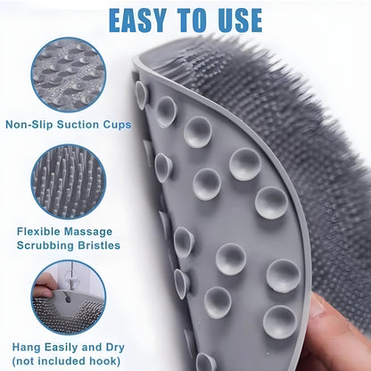Shower Foot Scrubber Mat 🚿🦶 | Deep Cleaning, Massage & Dead Skin Removal