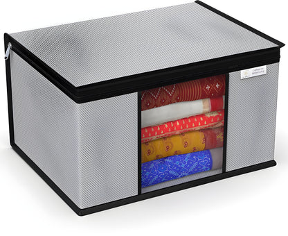 ✨ Elegant Solid Saree Covers – Premium Non-Woven Wardrobe Set (Pack of 6)