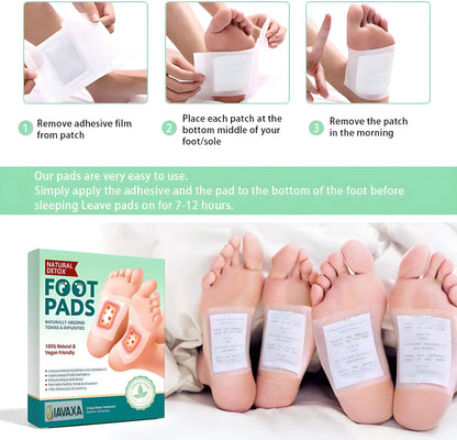 ✨ Detox Foot Patches – Natural Cleanse & Revive Pads Kit 👣🌿(set of 10)(pack of 2)