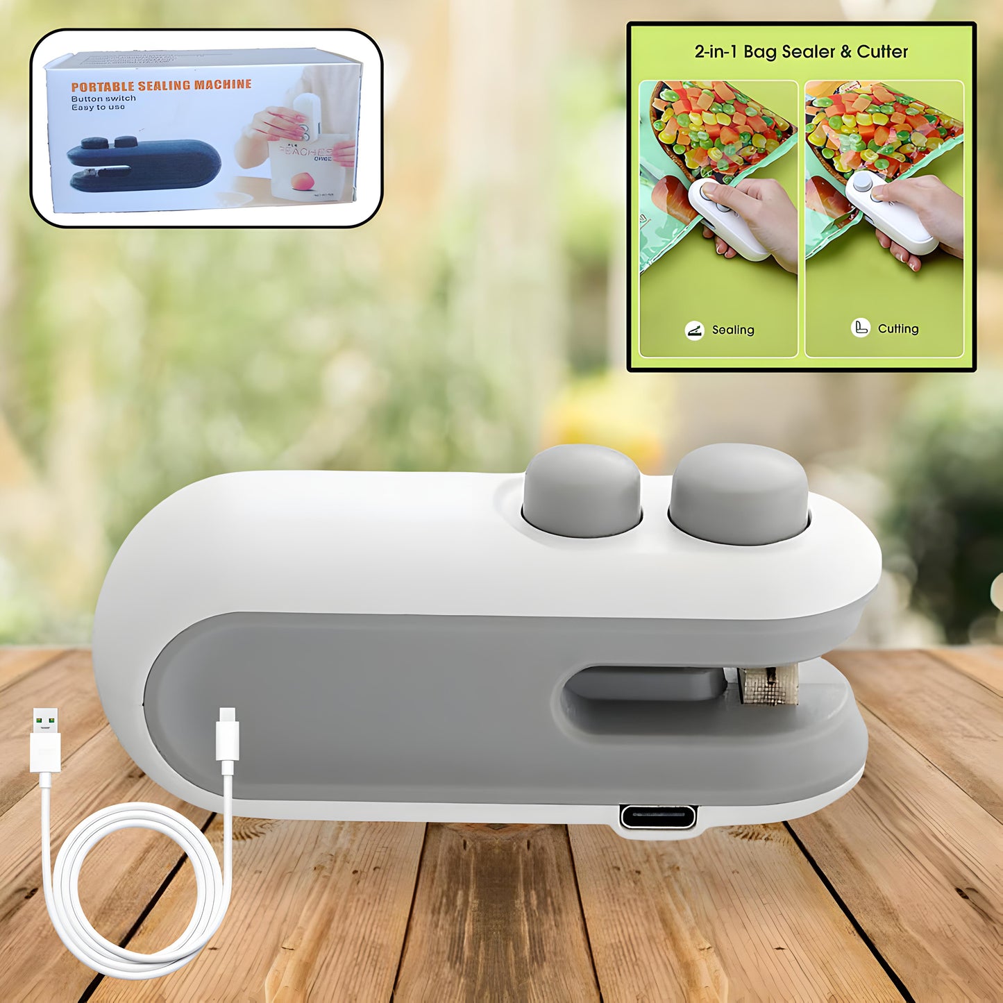 Portable Mini Sealer Machine (Battery Operated)