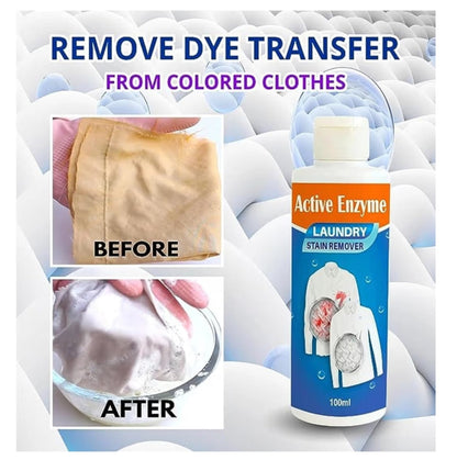 Active Enzyme Laundry Stain Remover 🧺✨ | Deep Cleaning Power (Pack of 2)