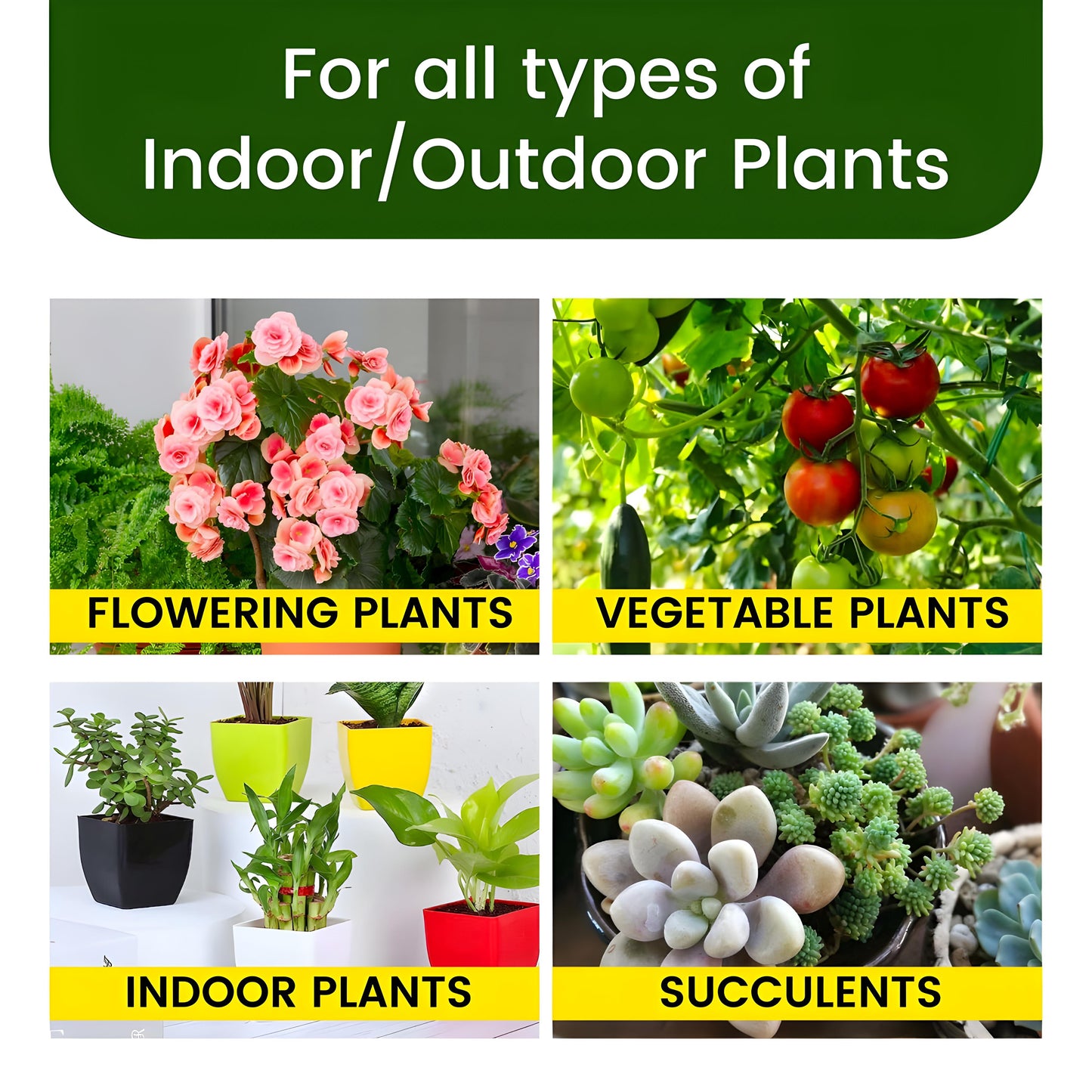 Plant Grow™ Fertilizer Sticks 🌿✨ | Slow-Release Nutrition | For All Plants | 50 Sticks (Pack of 2 & 4)