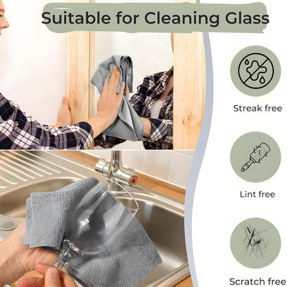 ✨ Premium Microfiber Cleaning Cloth – Ultra Soft, Lint-Free & Reusable (Pack of 25) 🧽