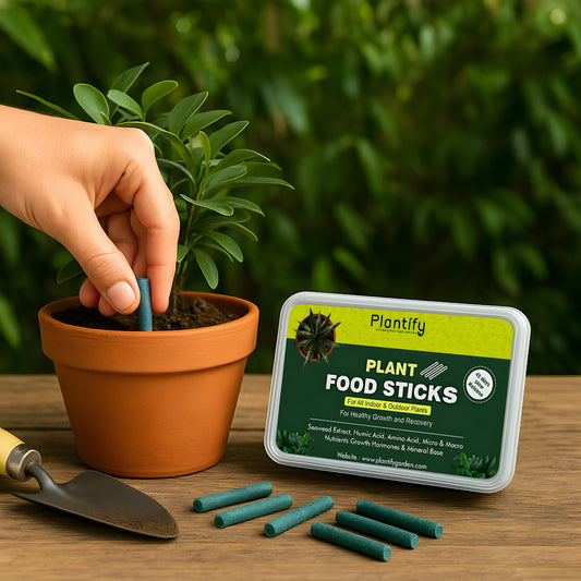 Plant Grow™ Fertilizer Sticks 🌿✨ | Slow-Release Nutrition | For All Plants | 50 Sticks (Pack of 2 & 4)