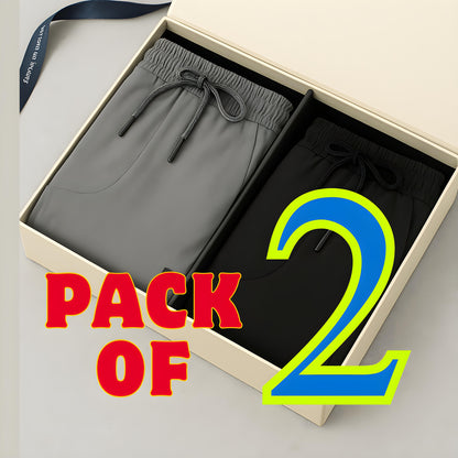 Premium Men’s NS Lycra Track Pants Combo 👖✨ | Stretchable, Breathable & Stylish Activewear (Pack of 2)