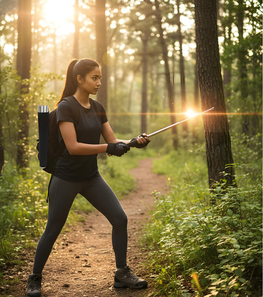 Dealverse Tactical Extendable Self-Defence Rod – Heavy Metal • High Strength • Instant Protection