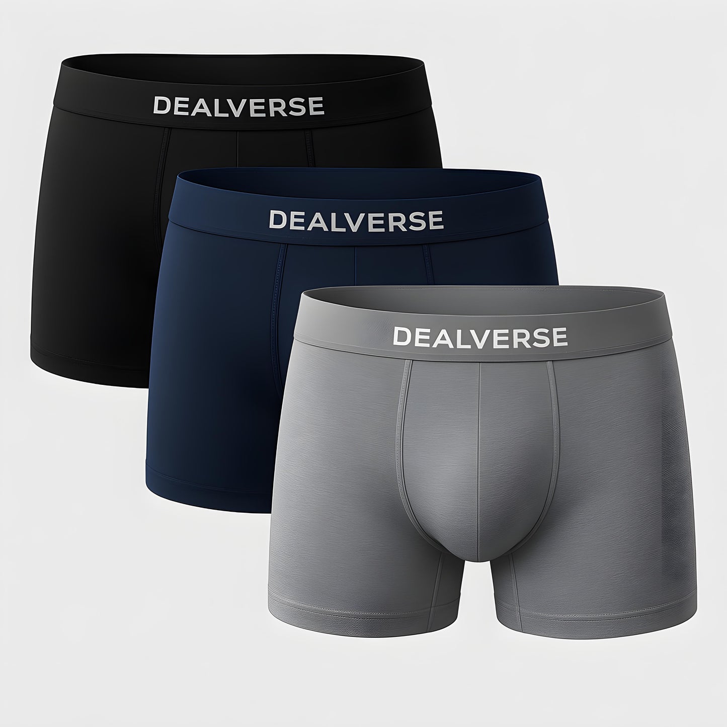 Men’s Ice Silk Boxer Briefs ❄️ | Ultra-Soft, Breathable Comfort (Pack of 3)