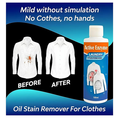 Active Enzyme Laundry Stain Remover 🧺✨ | Deep Cleaning Power (Pack of 2)