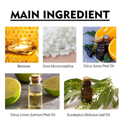 🪵 Natural Beeswax Furniture Polish & Cleaner ✨ Shine & Protect (Pack of 2)