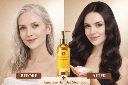 ✨ ORIGINAL Japanese Long Lasting Natural Hair Dye Shampoo 🖤 | Buy 1 Get 1 Free 🎁