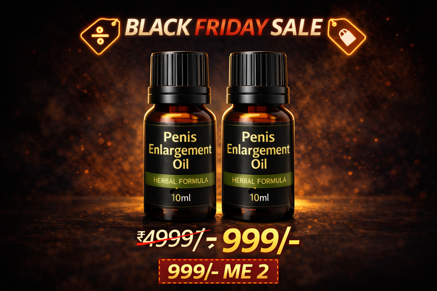 Enlarge Oil Pure and Natural (Pack of 2)