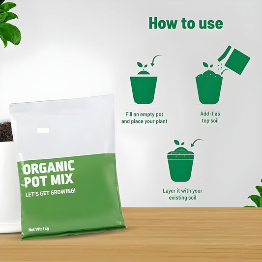 🌿 Organic Pot Mix 500gm – Power Fuel for Healthy Plants