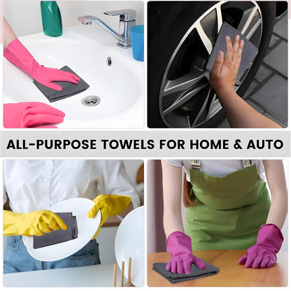 ✨ Premium Microfiber Cleaning Cloth – Ultra Soft, Lint-Free & Reusable (Pack of 25) 🧽