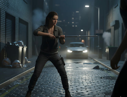 Dealverse Tactical Extendable Self-Defence Rod – Heavy Metal • High Strength • Instant Protection