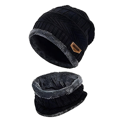 Premium Unisex Woolen Cap Set 🧣 | Winter Beanie for Men & Women ❄️ | Cozy, Stretchable & Trendy