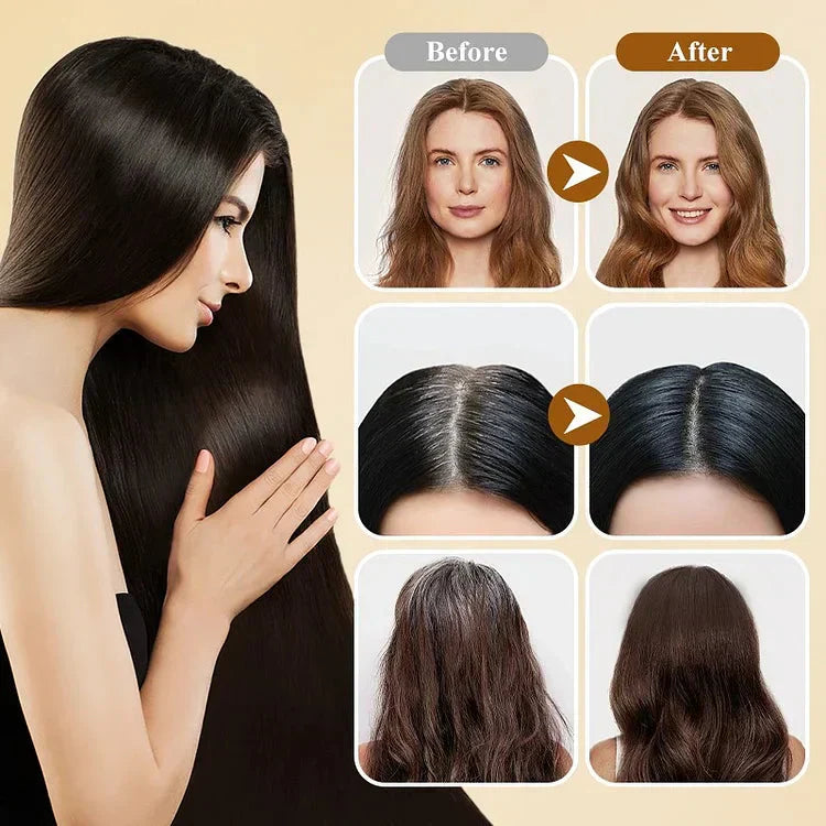 ✨ ORIGINAL Japanese Long Lasting Natural Hair Dye Shampoo 🖤 | Buy 1 Get 1 Free 🎁