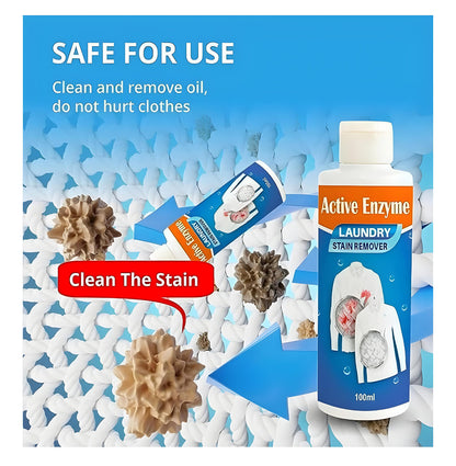 Active Enzyme Laundry Stain Remover 🧺✨ | Deep Cleaning Power (Pack of 2)