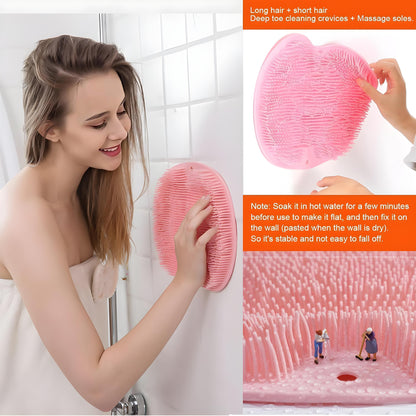Shower Foot Scrubber Mat 🚿🦶 | Deep Cleaning, Massage & Dead Skin Removal