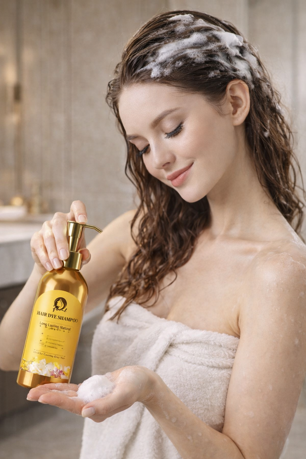 ✨ ORIGINAL Japanese Long Lasting Natural Hair Dye Shampoo 🖤 | Buy 1 Get 1 Free 🎁