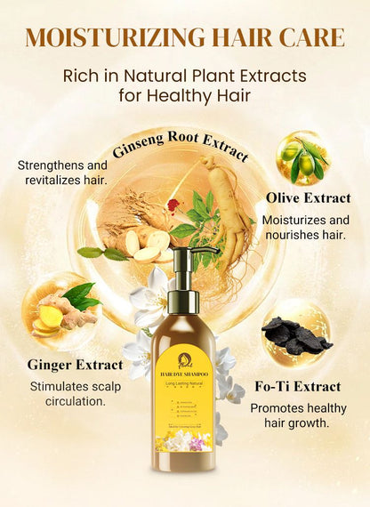 ✨ ORIGINAL Japanese Long Lasting Natural Hair Dye Shampoo 🖤 | Buy 1 Get 1 Free 🎁