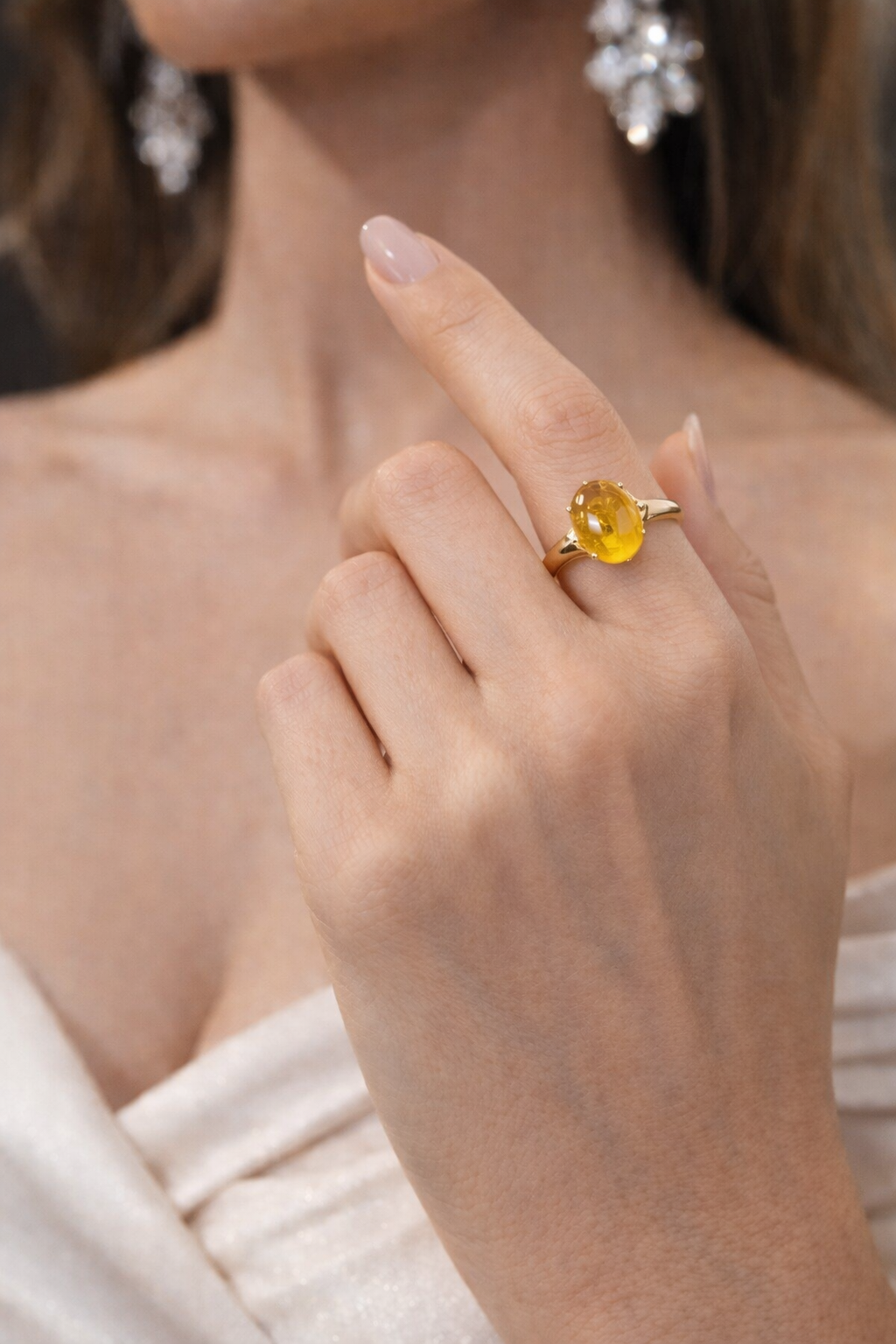 💎 4.46 Carat Natural Yellow Sapphire (Pukhraj) | 🛡️ Lab Certified | ✅ 100% Original