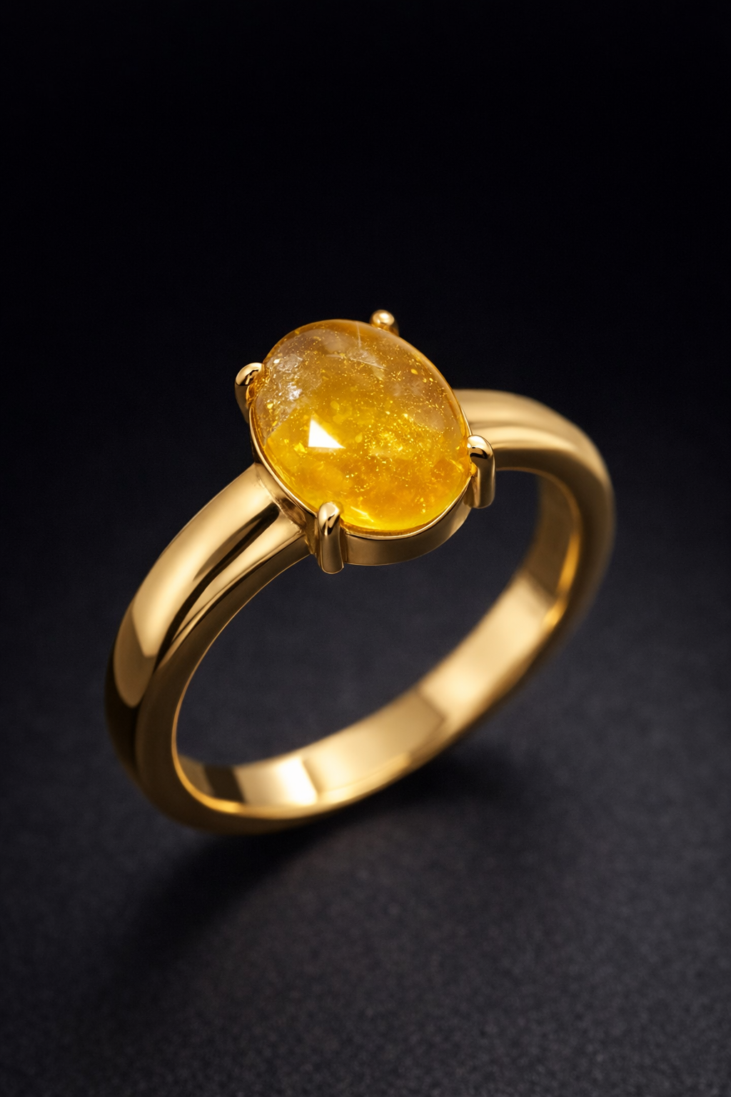 💎 4.46 Carat Natural Yellow Sapphire (Pukhraj) | 🛡️ Lab Certified | ✅ 100% Original
