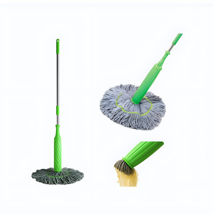 ✨ Self-Twisting 360° Water Rotating Mop ✨
Spin. Twist. Shine. — The Smart Way to Clean! 💧🌀