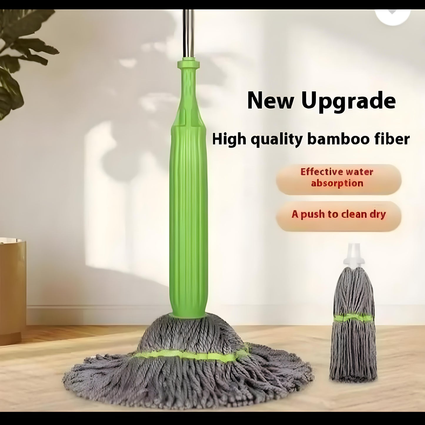 ✨ Self-Twisting 360° Water Rotating Mop ✨
Spin. Twist. Shine. — The Smart Way to Clean! 💧🌀